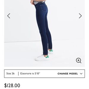 Madewell 10 Inch High Rise Skinny Jeans